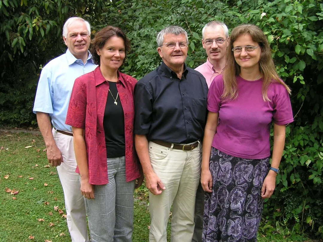 Junta Administrativa (2005) de izq. a der.: Klaus Böttcher, Dra. Jutta Hiller, Erwin Schmid, Hans Müller, Marliese Holderrieth