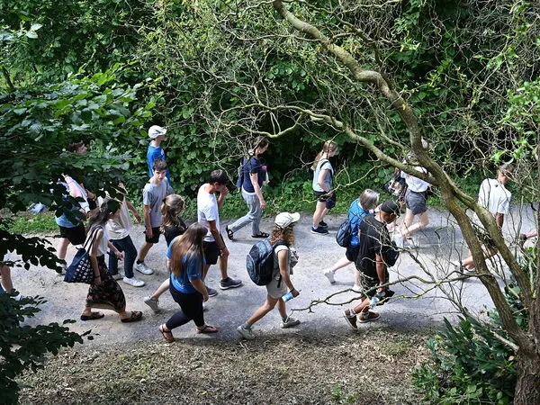 Peregrinación antes del sermón del monte en el JuMi24.