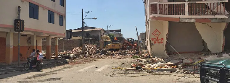 La respuesta de SIM al terremoto en Ecuador