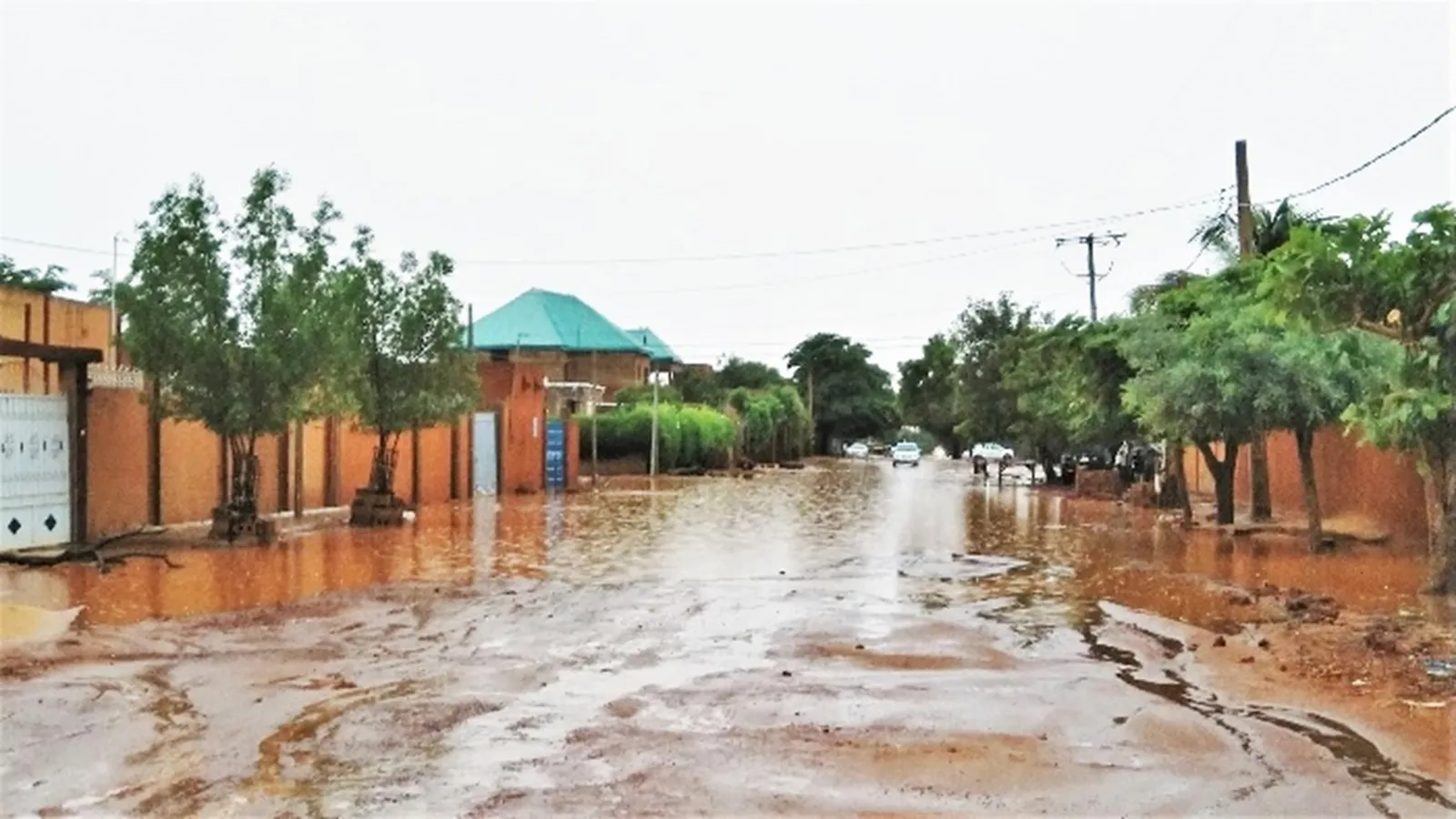 La lluvia en un país árido...