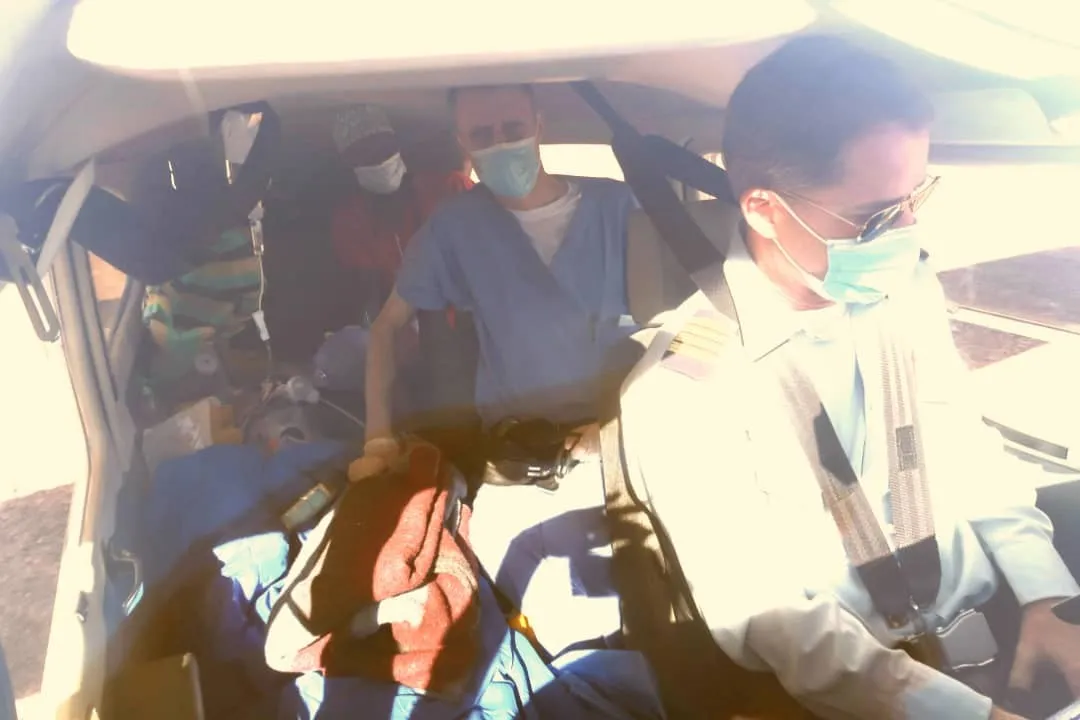 Esperanza y sanación volando con SIMAIR
