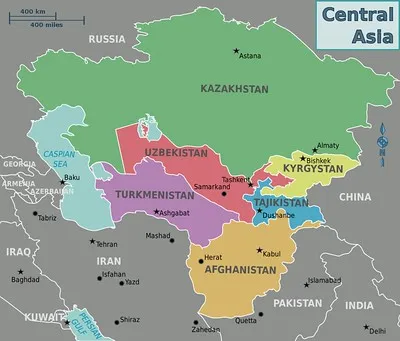Notas en servilleta esbozan ruta hacia Asia Central