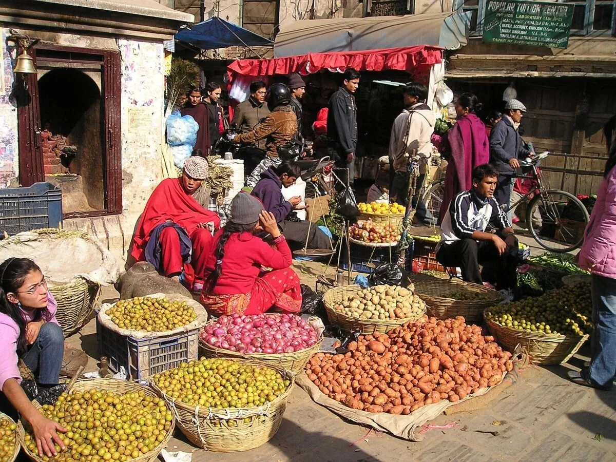 Sur de Asia N, mercado callejero