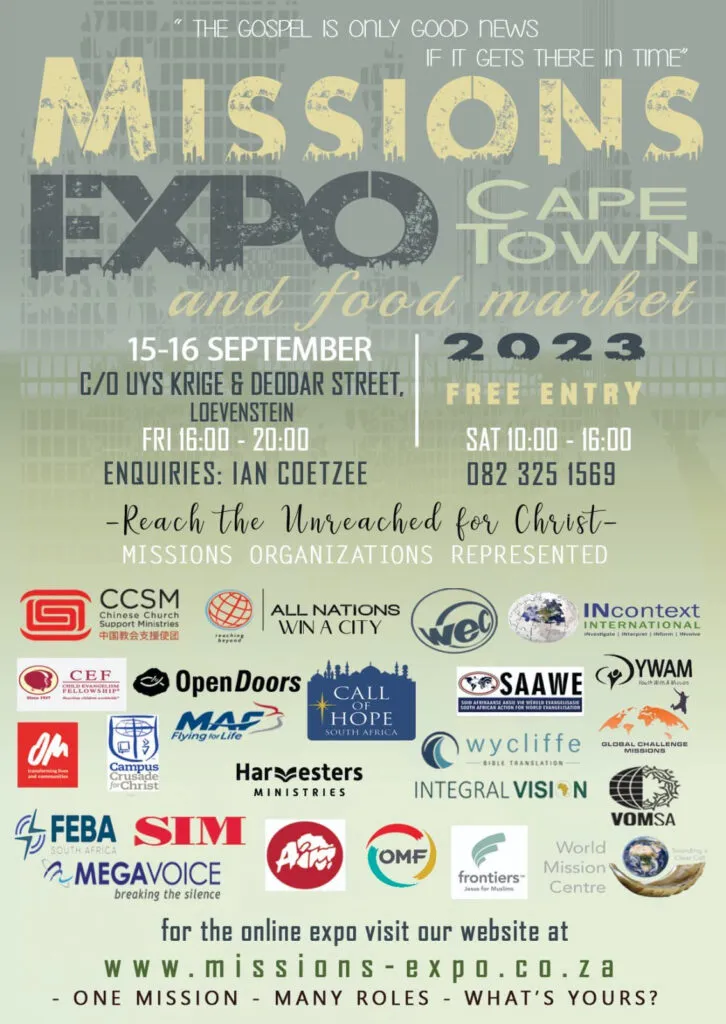 Missions Expo 2023 del 15 al 16 de septiembre