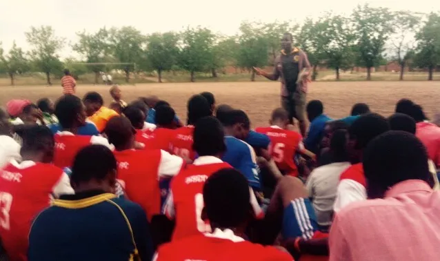 Coach Mtopa sharing the Word-1